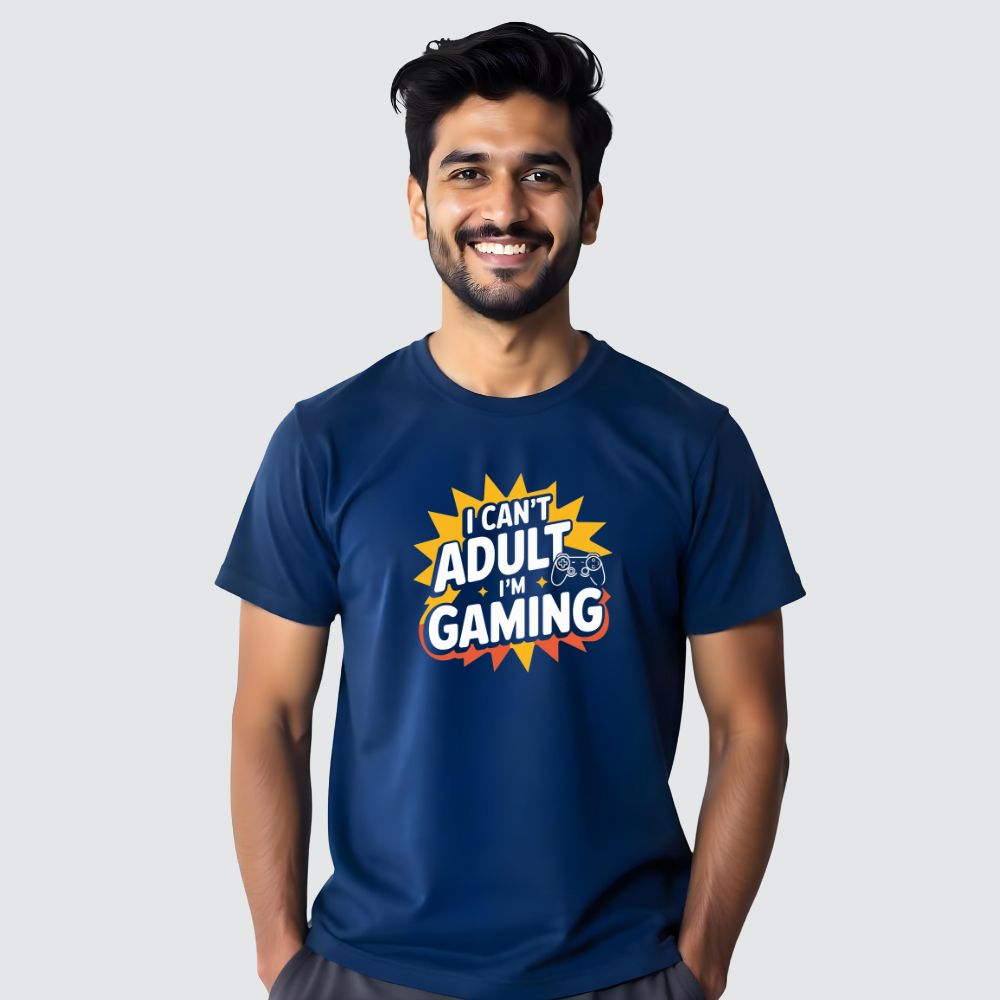 I Can't Adult I'm Gaming - Playful Men's Casual Tees