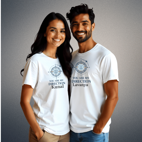 Couple T Shirts for Husband and Wife – Valentine Special Matching Tees