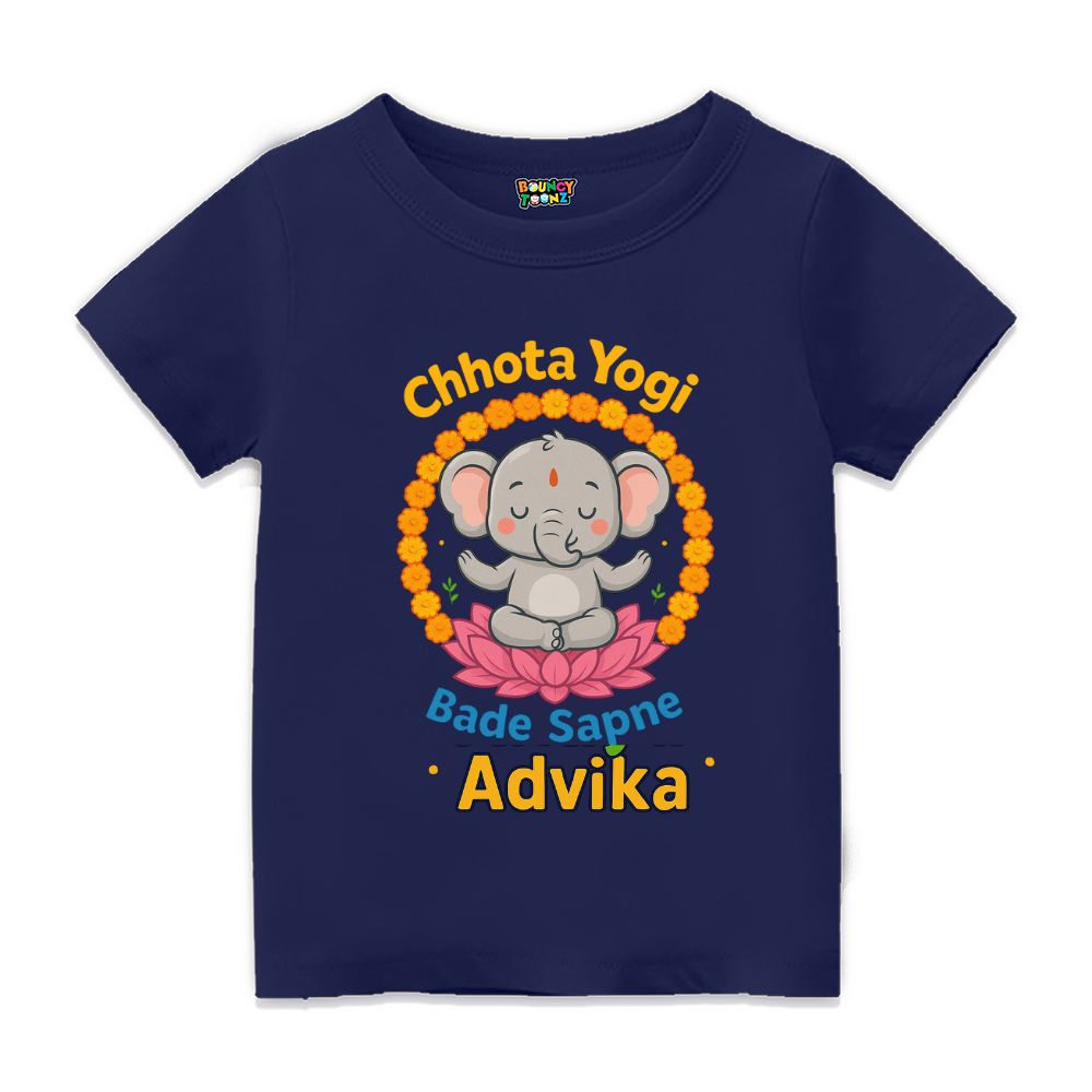 Chota Yogi Bade Sapne Kids - Customised Yoga Tshirts