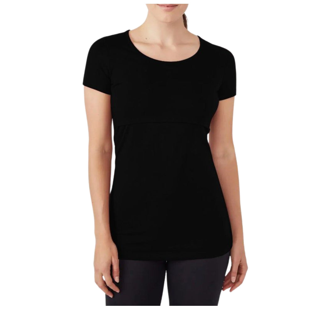 Feeding Maternity T Shirts,Nursing Round Neck Half Sleeve T Shirt