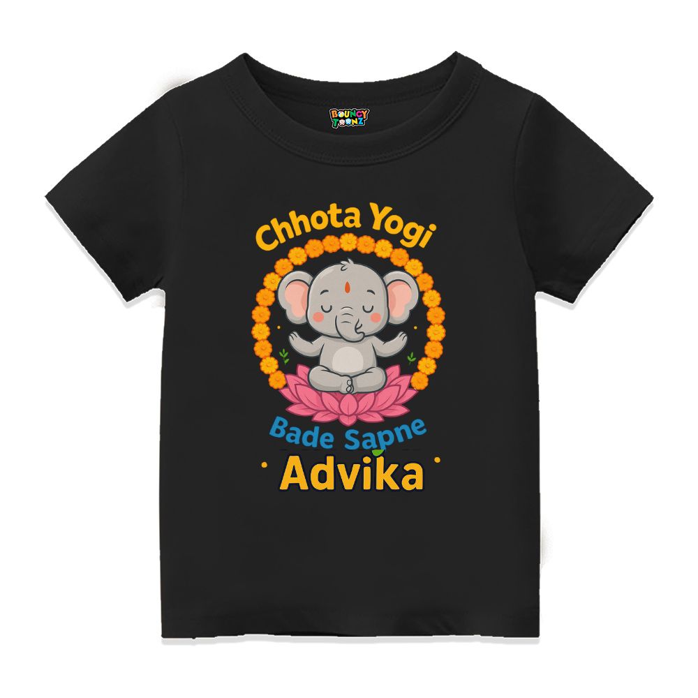 Chota Yogi Bade Sapne Kids - Customised Yoga Tshirts