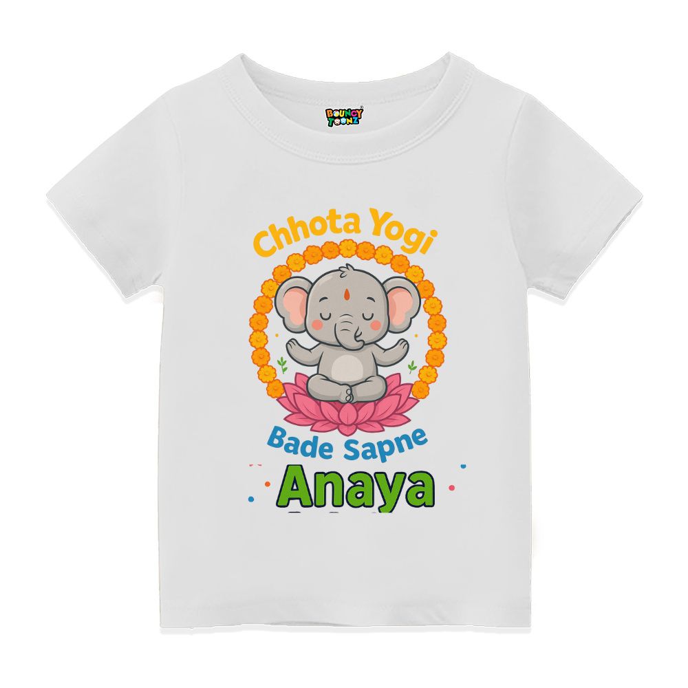 Chota Yogi Bade Sapne Kids - Customised Yoga Tshirts