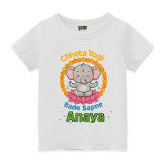 Chota Yogi Bade Sapne Kids - Customised Yoga Tshirts
