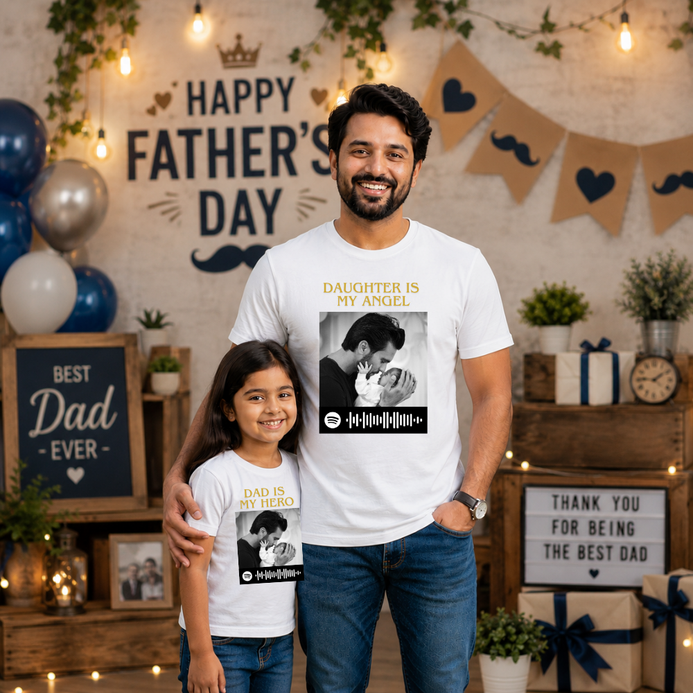 Favorite Spotify Matching T-Shirts for Dad Son Daughter | Father's Day Family Combo Tees