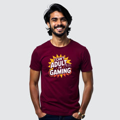 I Can't Adult I'm Gaming - Playful Men's Casual Tees