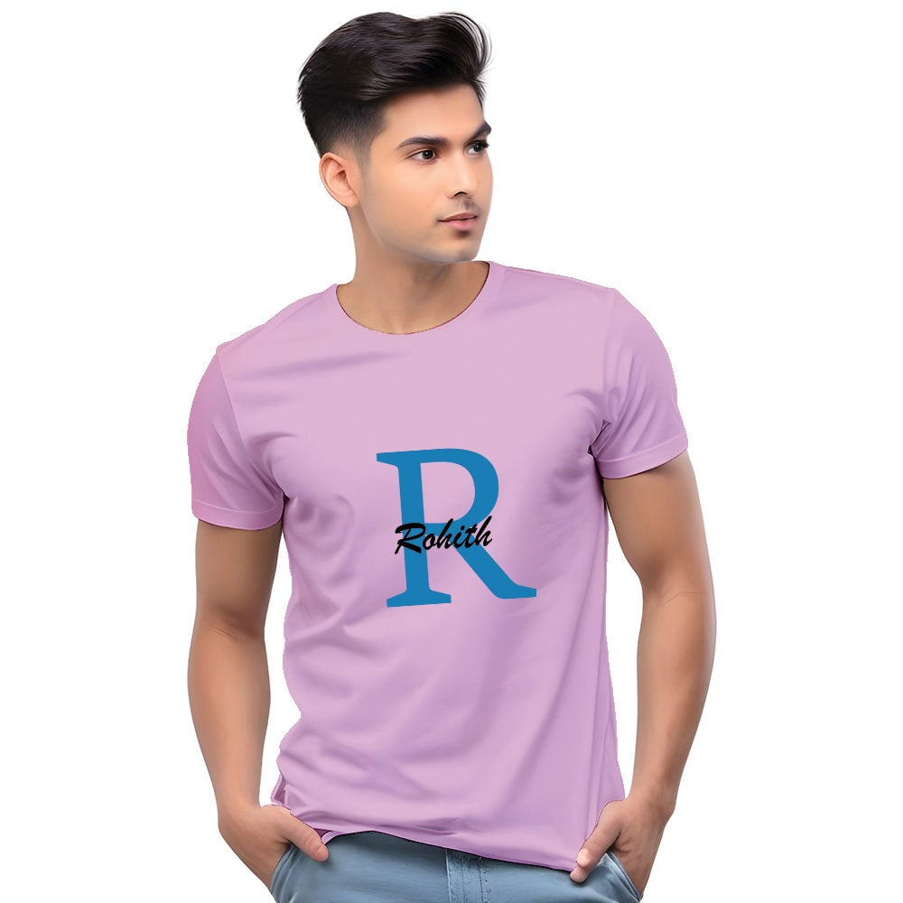 Customised Initial Men Casual Tshirt