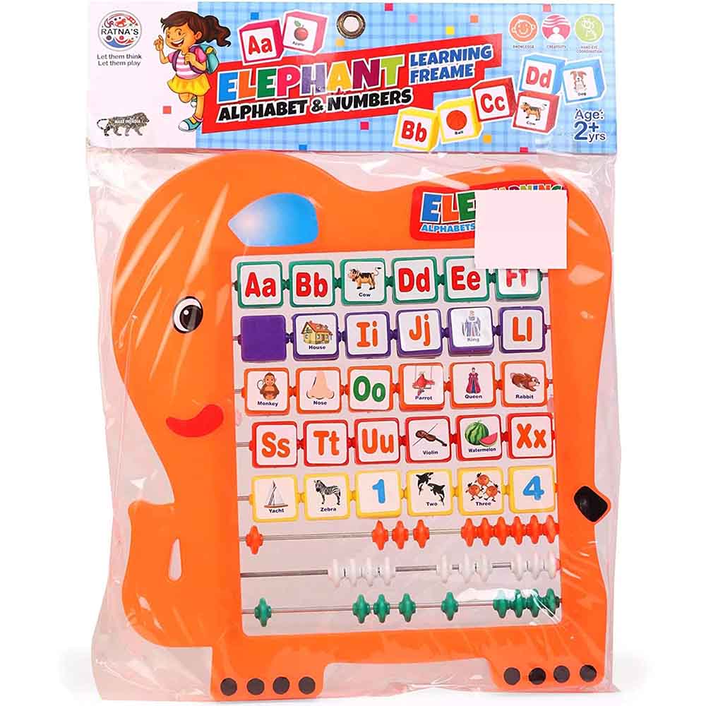 Elephant Learning Frame for Kids - Orange