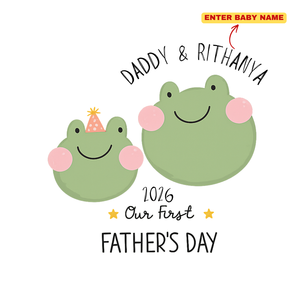 First Father's Day Matching Outfit for Dad & Baby