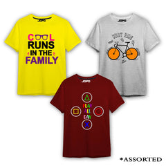 Colorful Boys Tshirts 3pc Pack