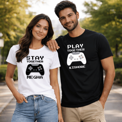 Couple T Shirts Together Forever Theme – Valentine Collection