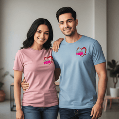 Couple T Shirts for Valentine Surprise – Stylish Matching Cotton Wear