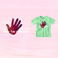 Hand Paint 5th Birthday Theme Kids T-shirt