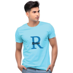 Customised Initial Men Casual Tshirt