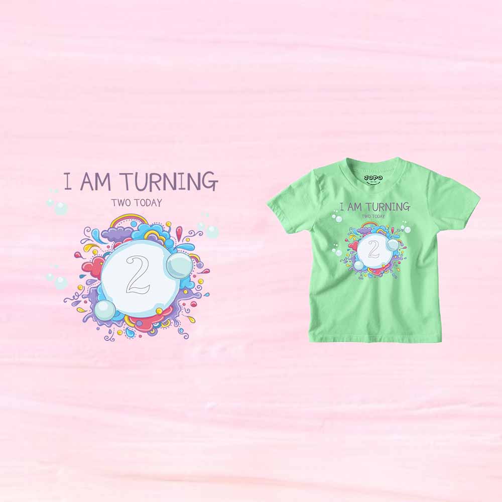I Am Tuning 2nd Birthday Kids T-shirt