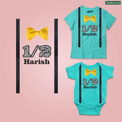 Half Birthday Custom Name - Customised Onesie