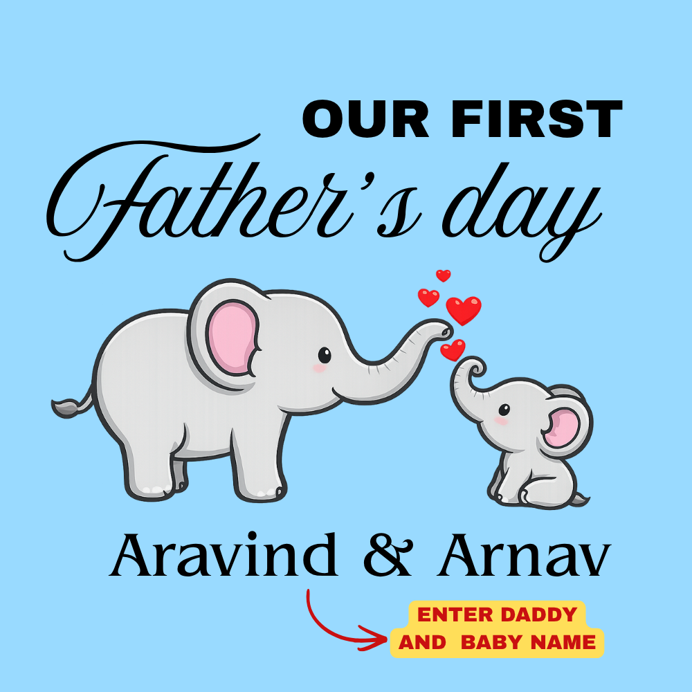Father Son Matching T-Shirts for Father's Day 2026 | Dad Baby Twinning Combo