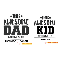 Father Son Daughter Matching Family T-Shirts