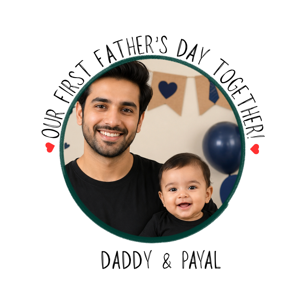 Daddy & Me First Father's Day Matching Tees