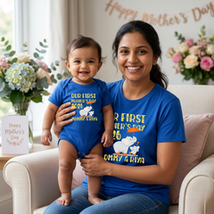 First Mother's Day Matching Outfits – Mom & Newborn Baby Set