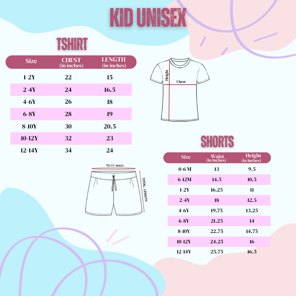 Drift Racing Kids Co-Ord Set | Custom Name Cotton T-Shirt & Shorts Outft