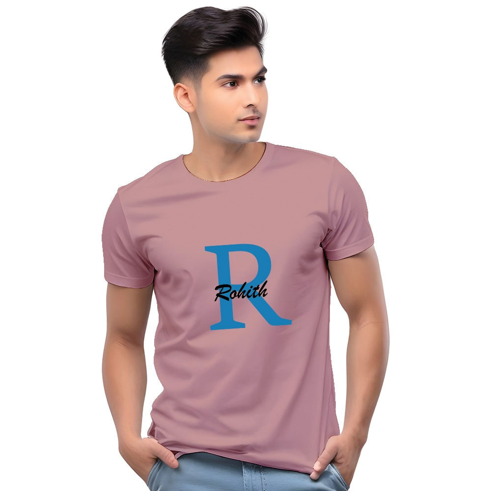 Customised Initial Men Casual Tshirt