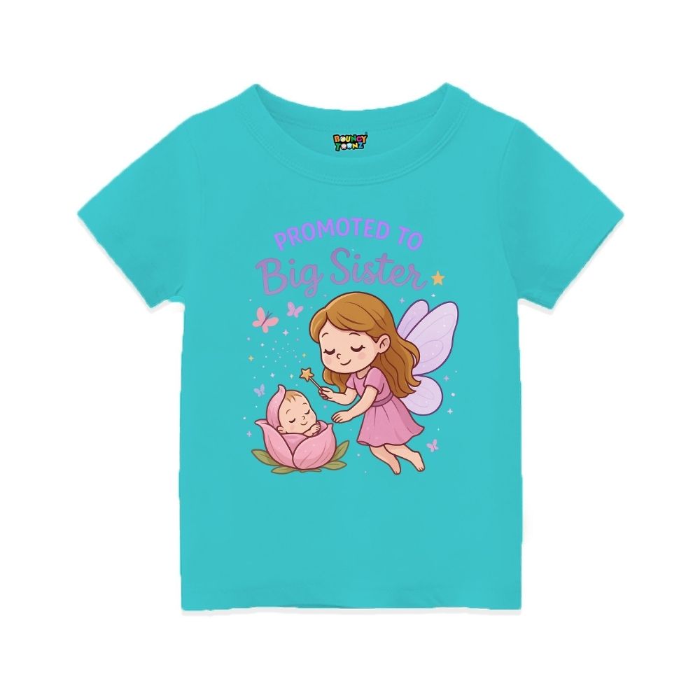 Enchanting Fairy & Baby "Big Sister" Announcement Tee