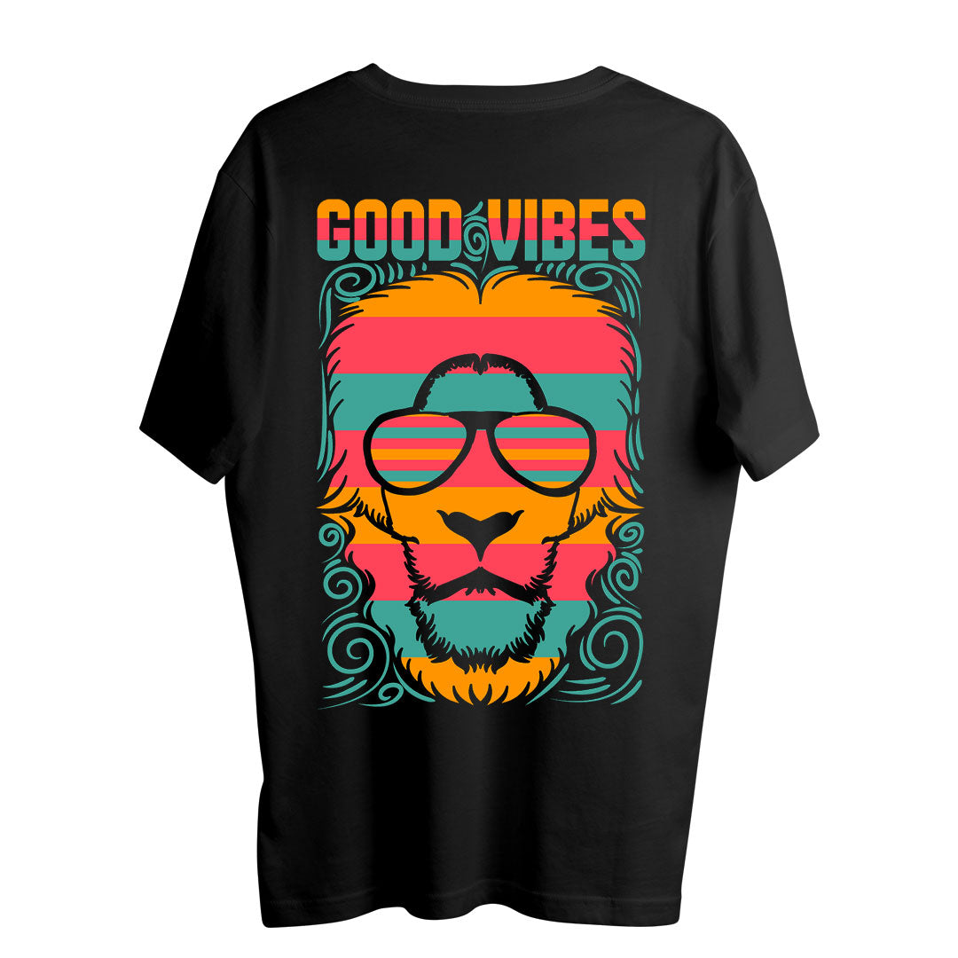 GOOD VIBES LEO OVERSIZE T SHIRT