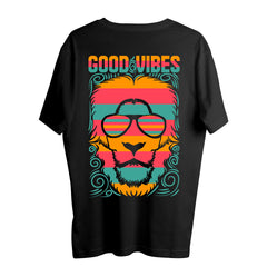 GOOD VIBES LEO OVERSIZE T SHIRT