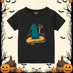 Happy Halloween Witch Hat Kids' T-shirt - Spooky Magic Tee