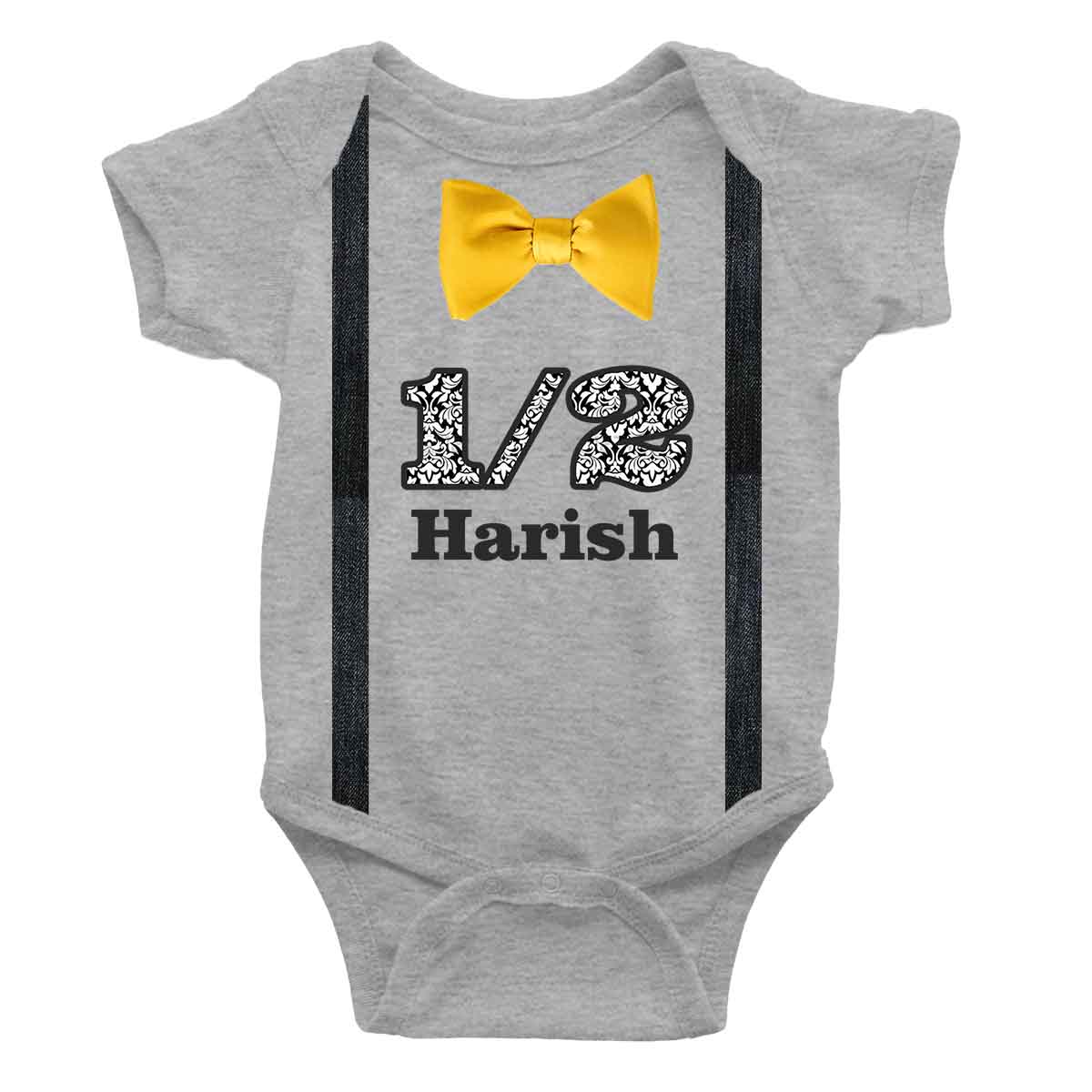 Half Birthday Custom Name - Customised Onesie