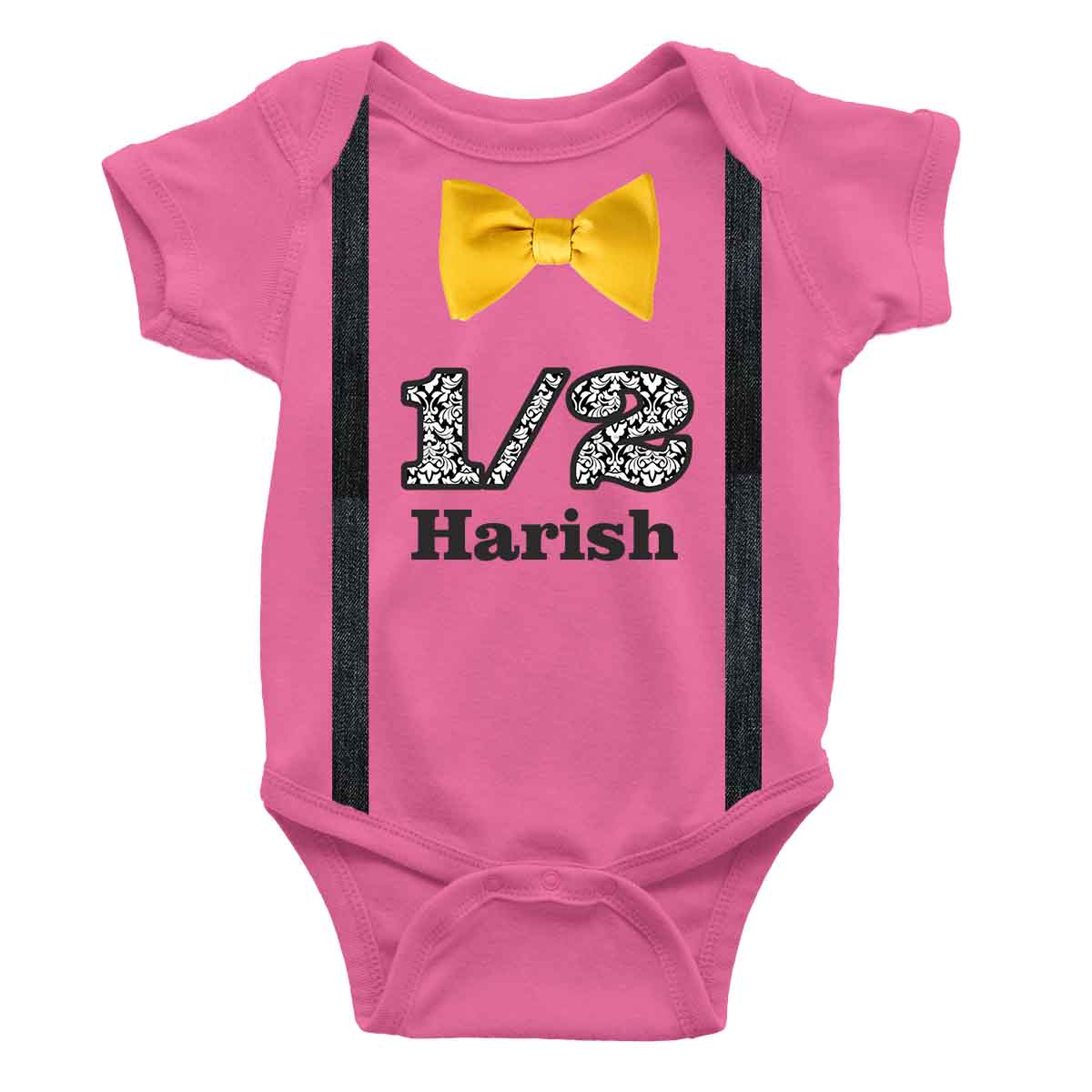 Half Birthday Custom Name - Customised Onesie