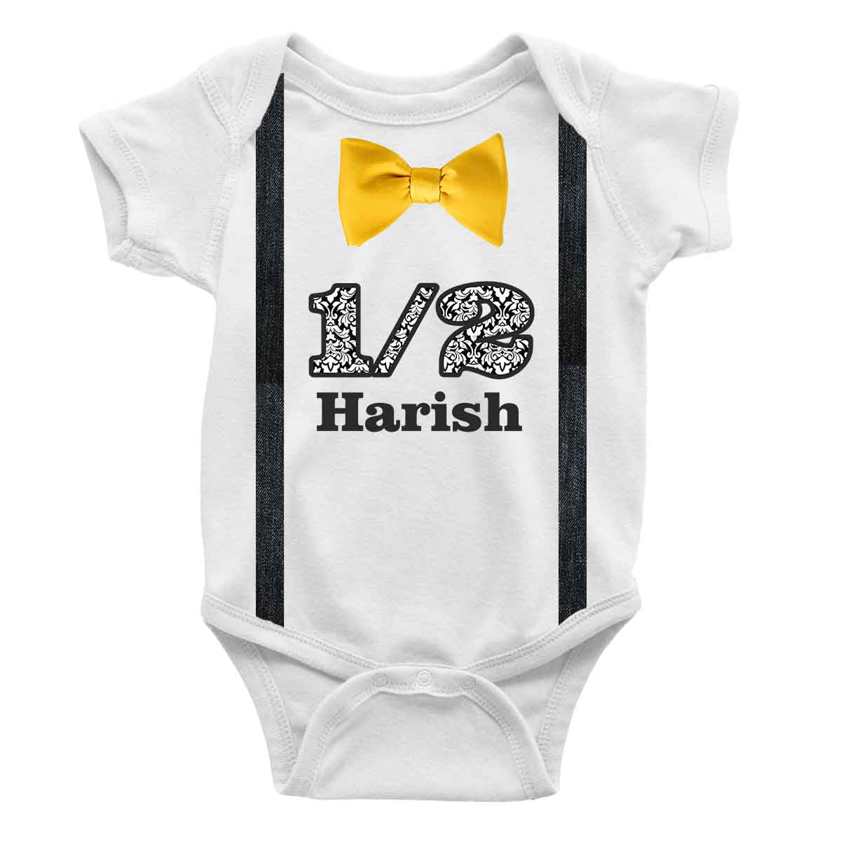 Half Birthday Custom Name - Customised Onesie
