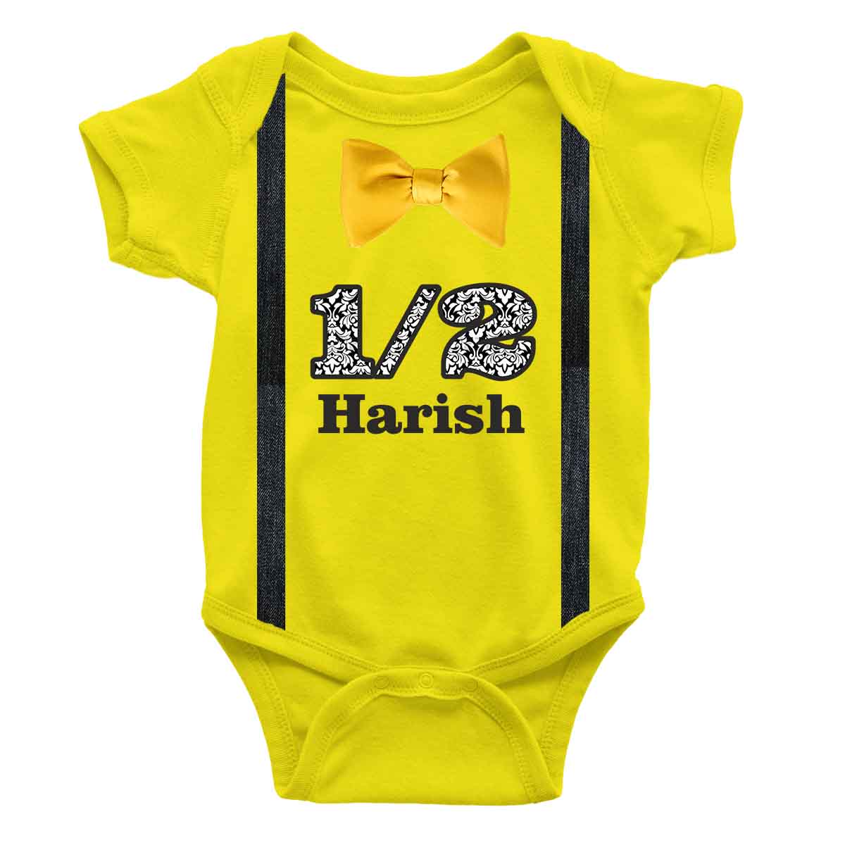 Half Birthday Custom Name - Customised Onesie