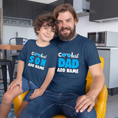 Coolest Dad-Son Customized Name
