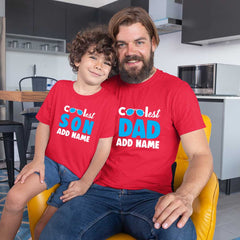 Coolest Dad-Son Customized Name