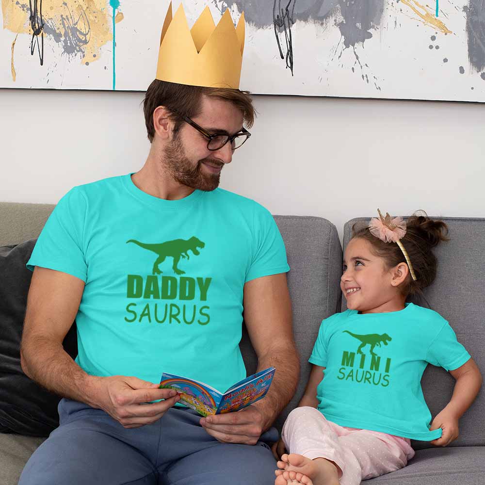 Daddy Saurus - Mini Saurus Dad & Daughter