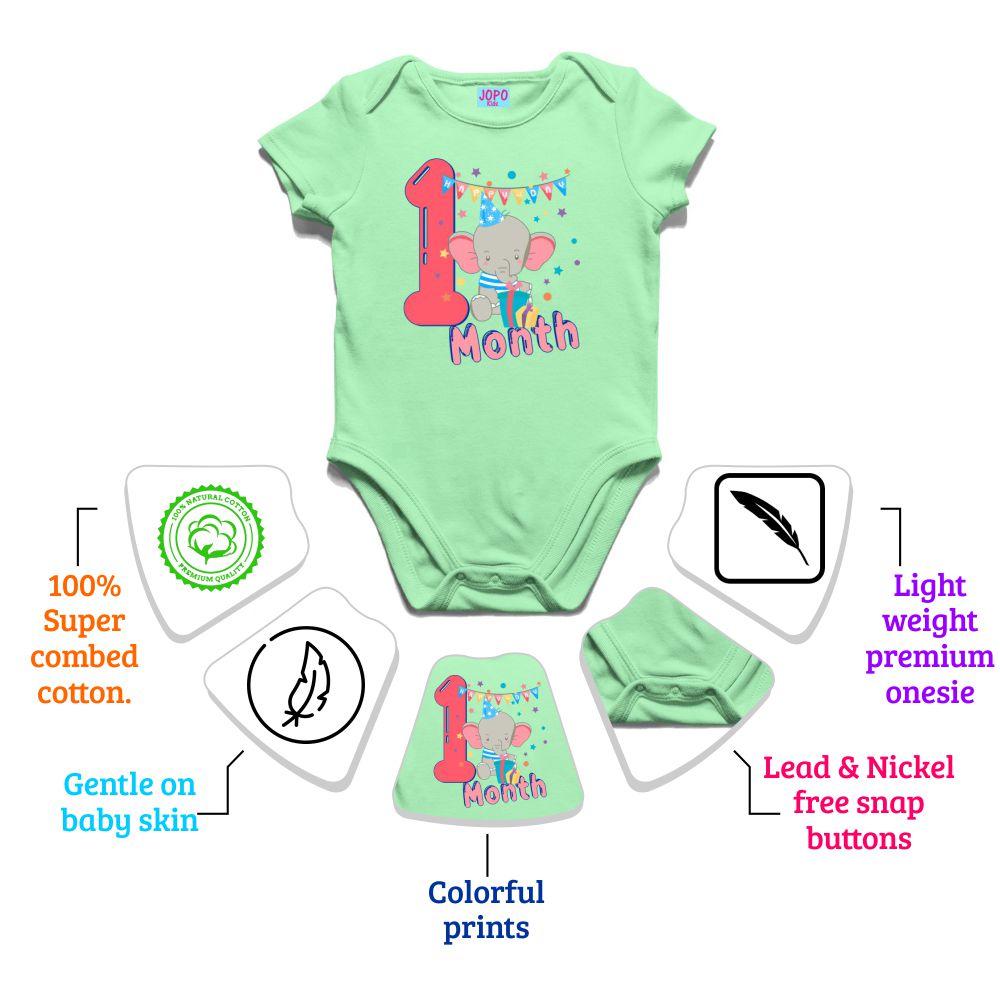 Elephant 1MONTH ONESIE
