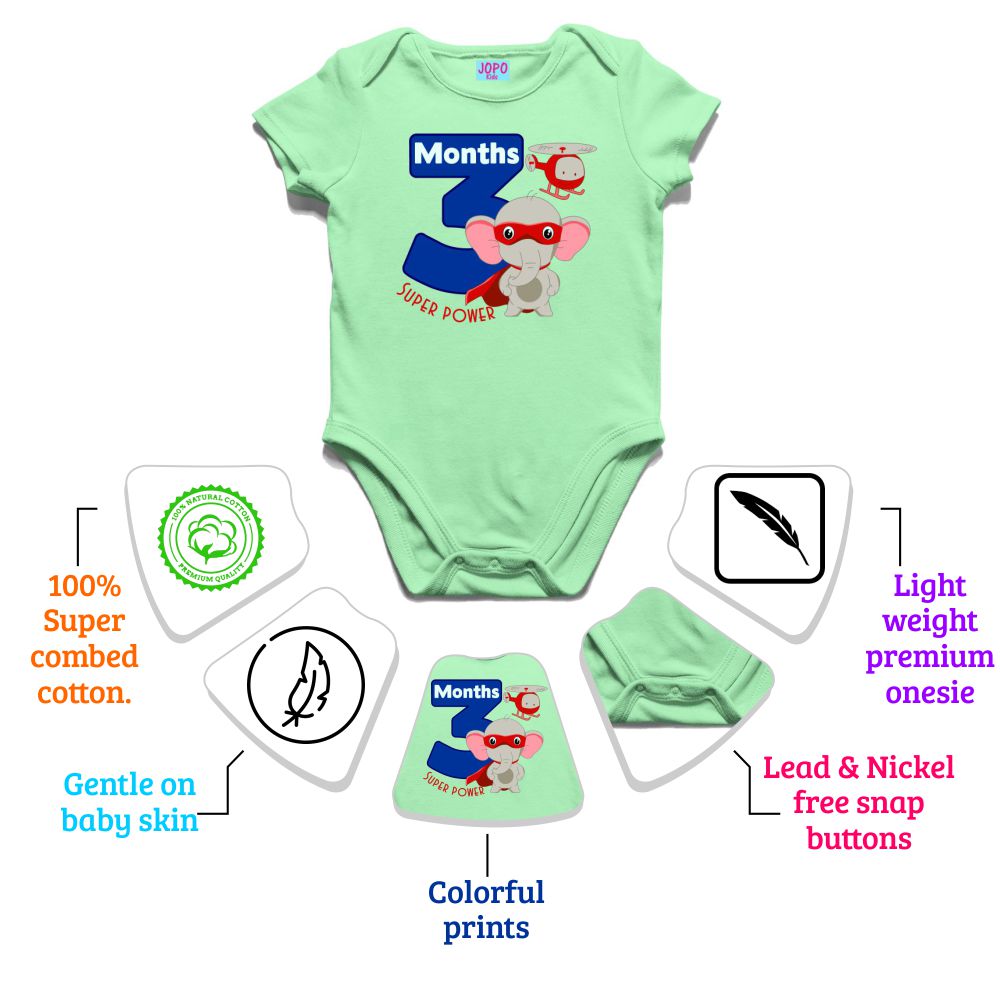 Elephant 3MONTH ONESIE