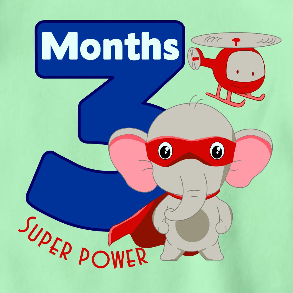 Elephant 3MONTH ONESIE