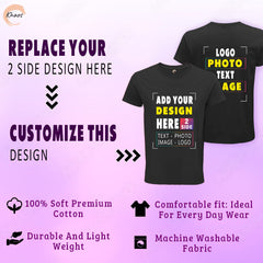 Double Side Printed Custom Women Tshirts