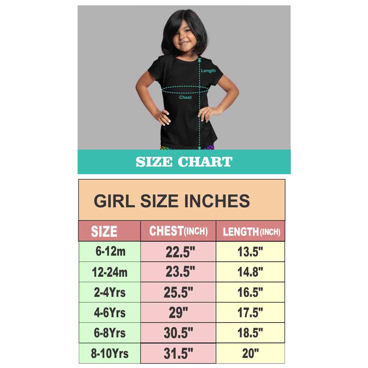 Custom T Shirt Girl Round Neck