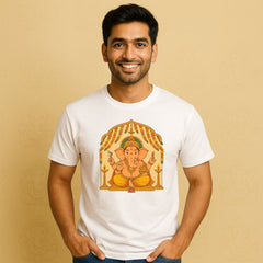 Ganapathi Dharshan Family Name Printed Tees for Vinayagar Chathurthi