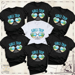 Girls Trip - Customised Destination Group Tshirts for Girls
