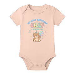 Half Birthday Party Romper Custom Baby Outfit
