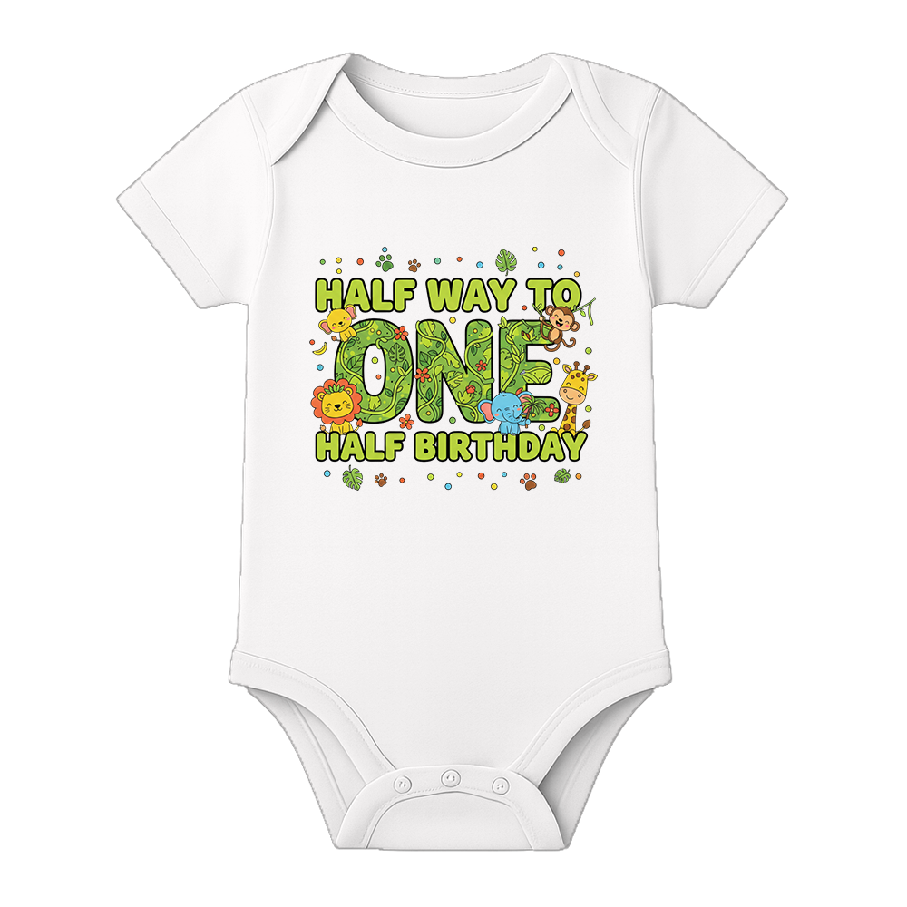 Half Birthday Baby Outfit India Custom Name