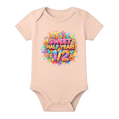 Half Birthday Memory Keepsake Onesie Personalized