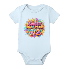 Half Birthday Memory Keepsake Onesie Personalized