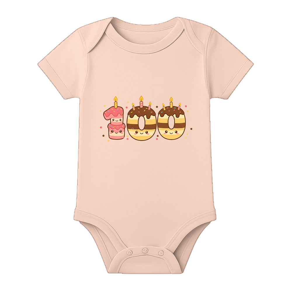 Happy 100 Days Baby Romper Special Function Wear