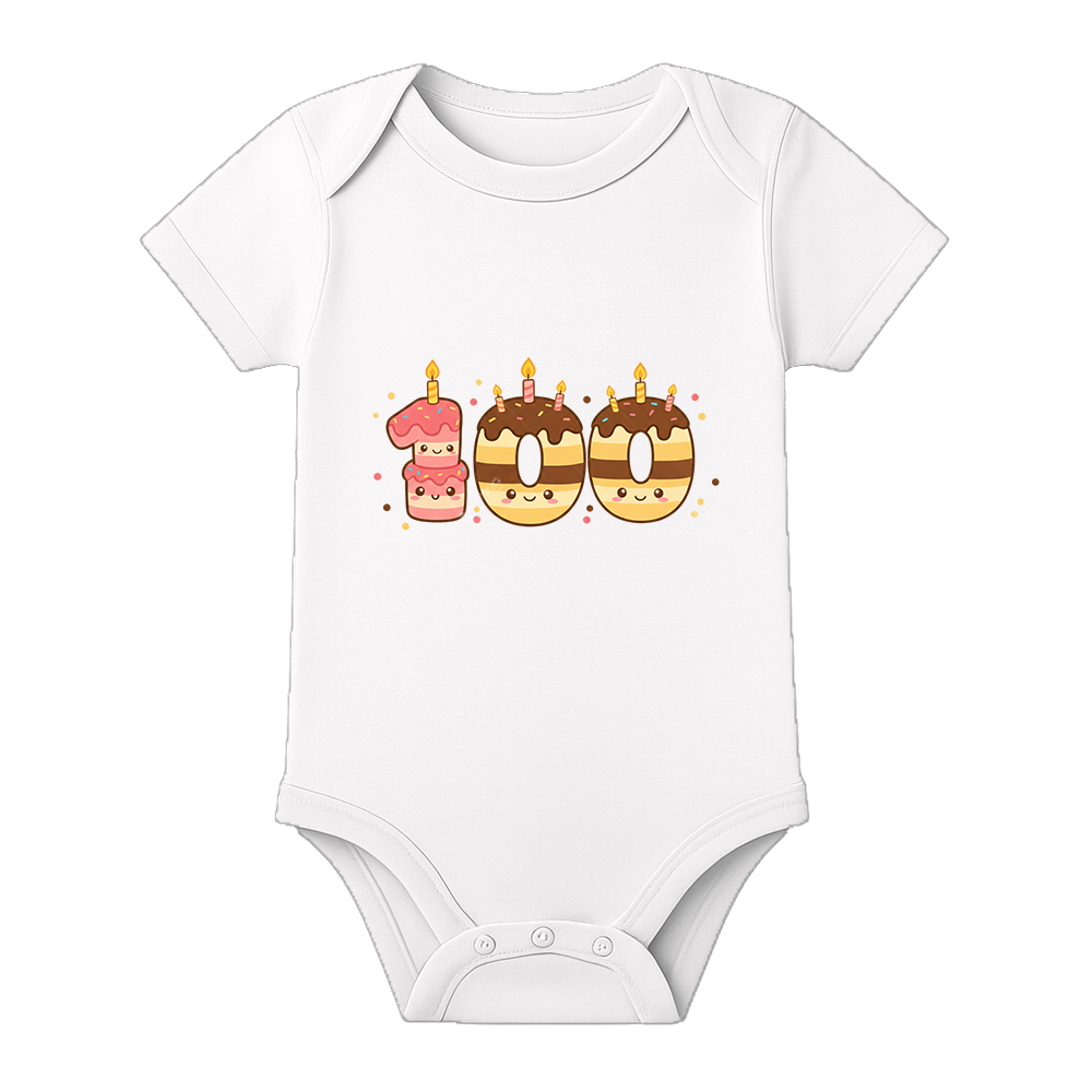 Happy 100 Days Baby Romper Special Function Wear