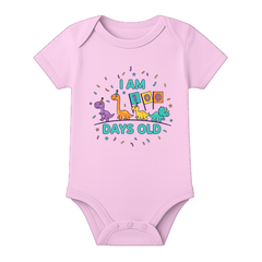 Hundred Days Baby Romper Cute Printed Design
